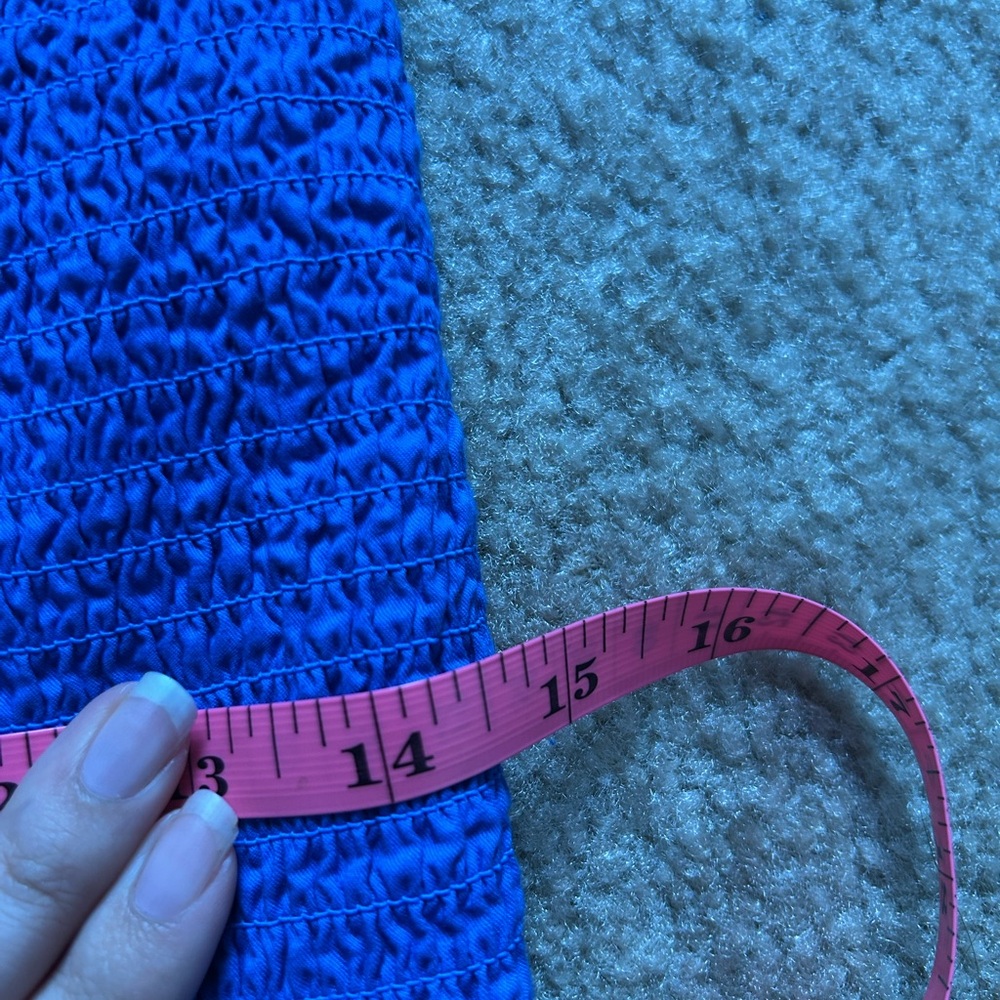 Old Navy Blue Spring Top M Tall - Picture 5 of 10
